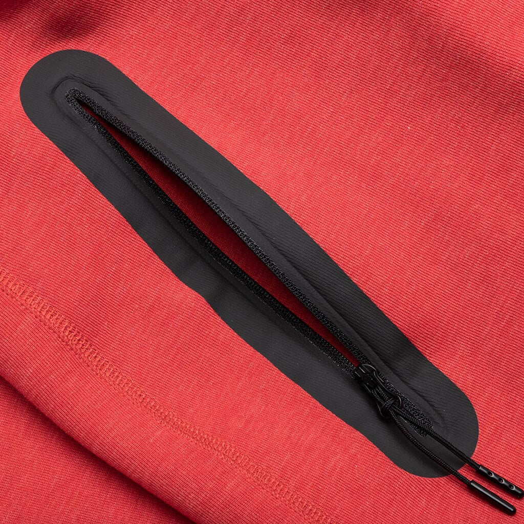Sportswear Tech Fleece Open Hem Sweatpants Light University Red Heather Black
