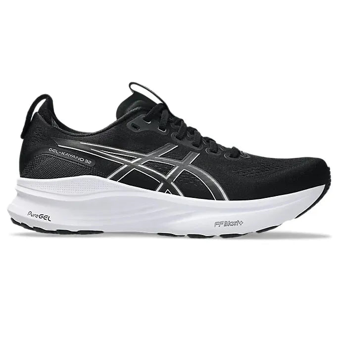 Men's Gel-Kayano 32 Running Shoes in Black White