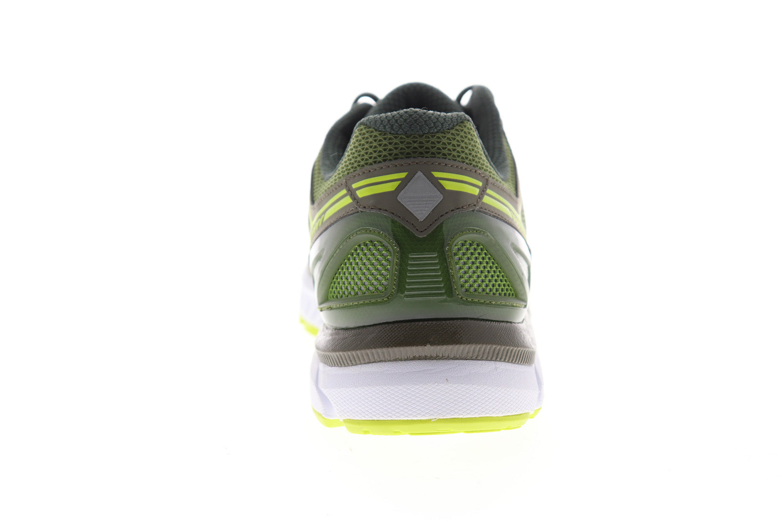 Spire Mens Green Mesh Low Top Lace Up Athletic Running Shoes