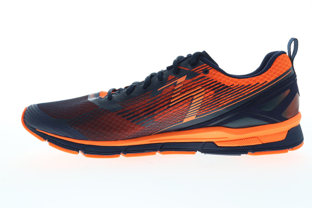 Onyx Mens Blue Mesh Low Top Lace Up Athletic Running Shoes