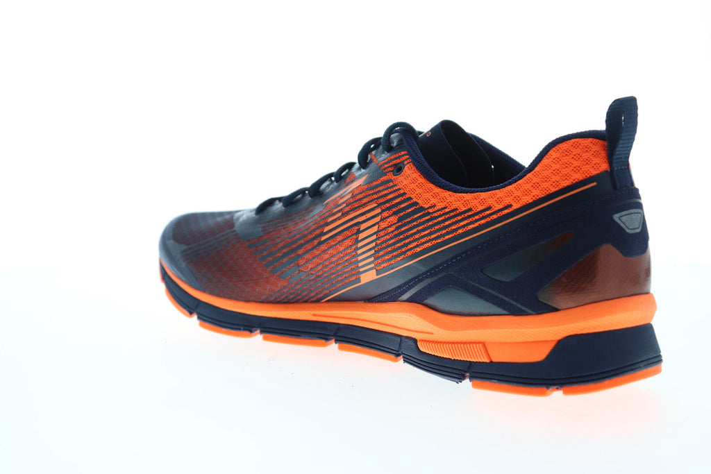 Onyx Mens Blue Mesh Low Top Lace Up Athletic Running Shoes