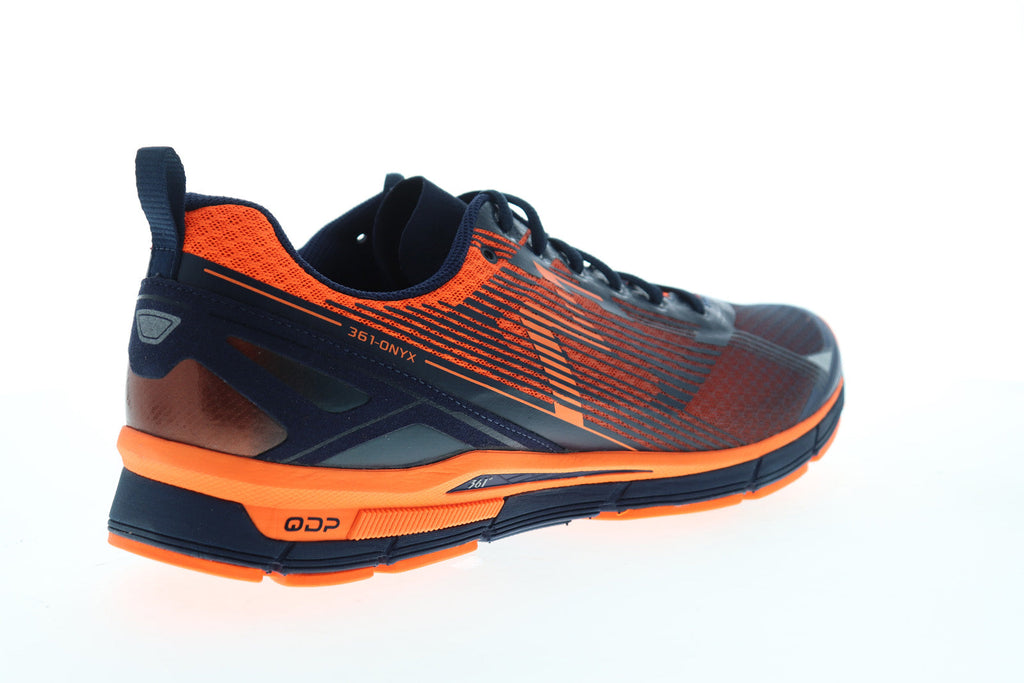Onyx Mens Blue Mesh Low Top Lace Up Athletic Running Shoes