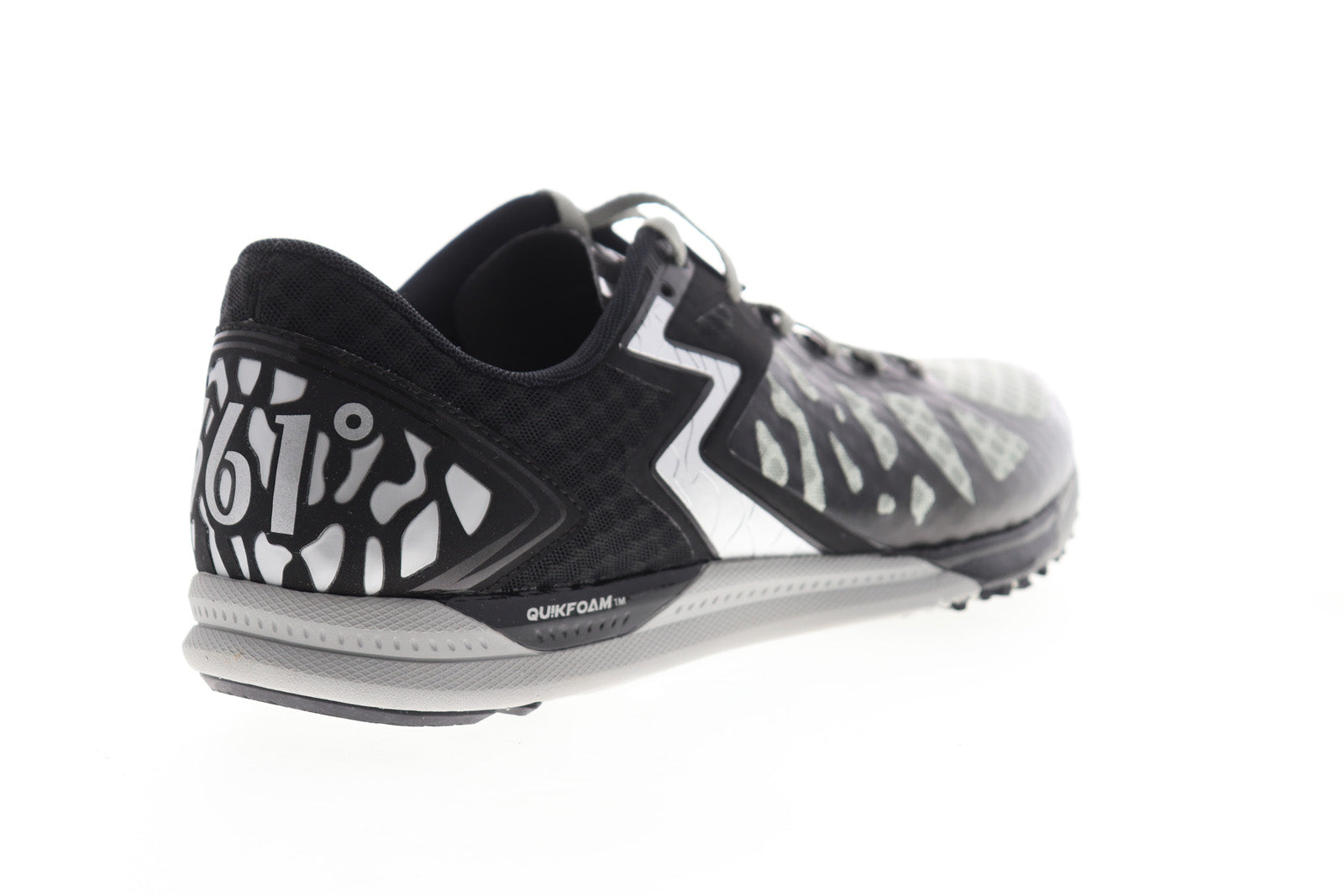 Chaser Mens Silver Gray Mesh Low Top Athletic Cross Training Shoes