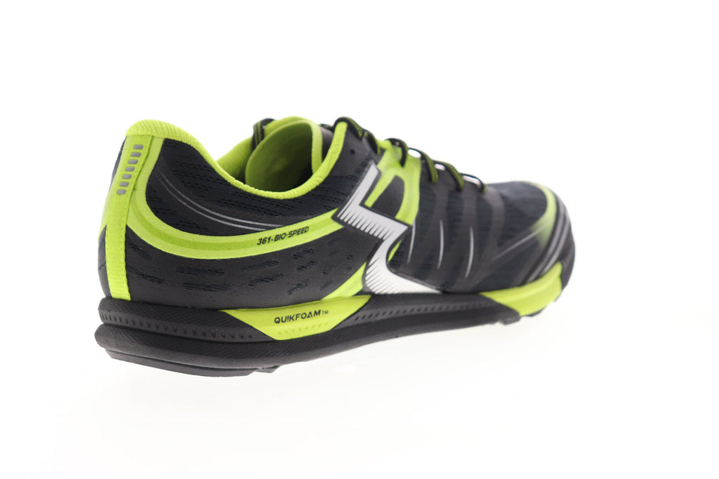 Bio Speed Mens Black Mesh Low Top Athletic Cross Training Shoes