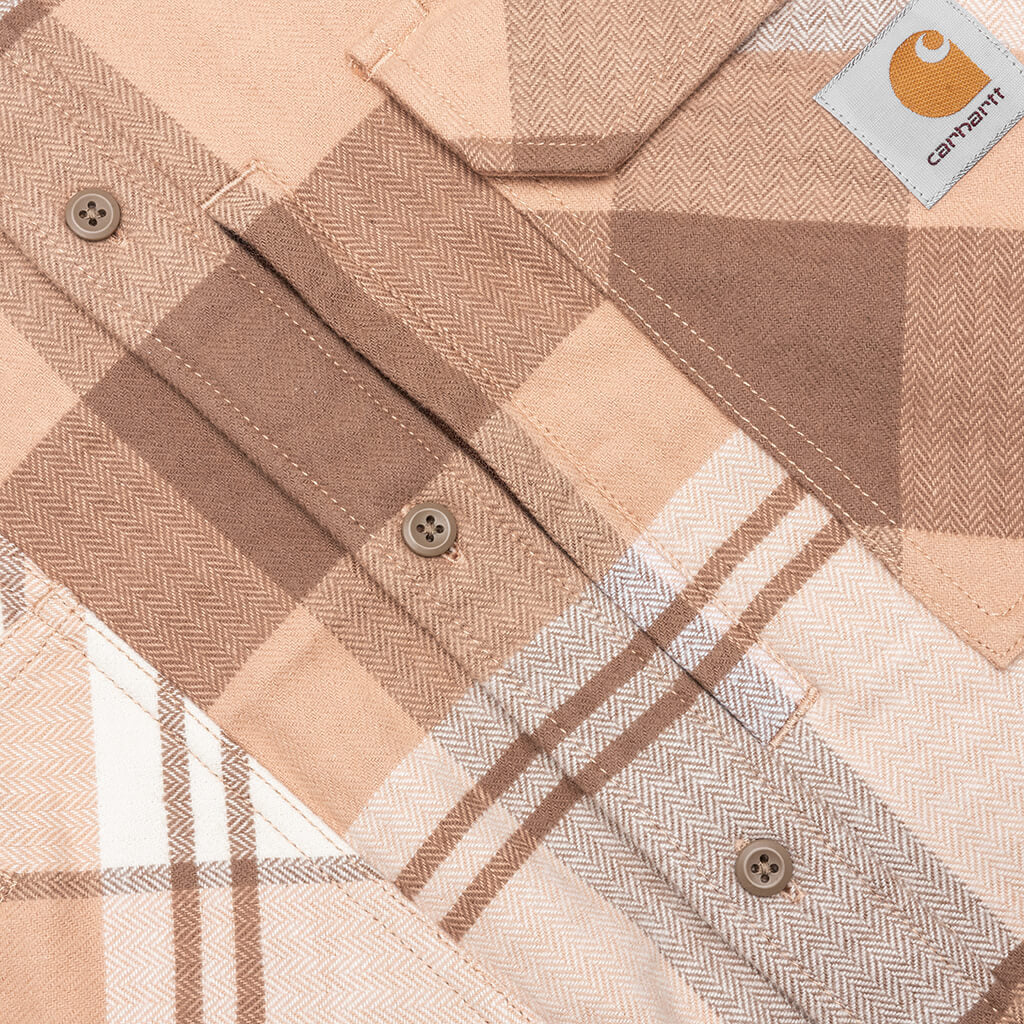 Carhartt WIP x Invincible L S Work Shirt Max Coca Mocha