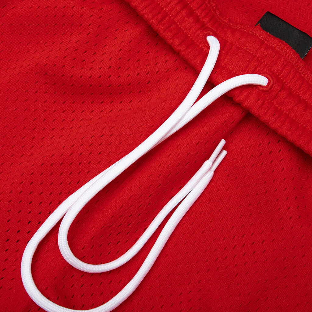 Mesh Track Pant Red