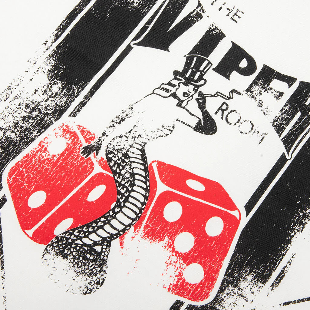 Represent x The Viper Room Dice T Shirt Flat White