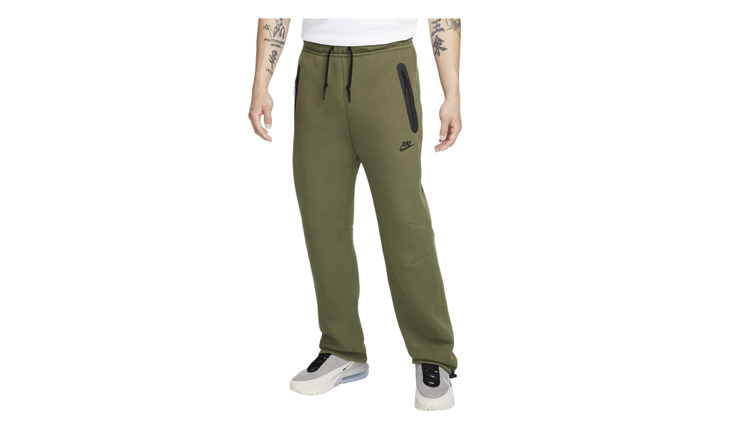 Sportswear Tech Fleece Open-Hem Sweatpants "Medium Olive/Black" FB8012 222