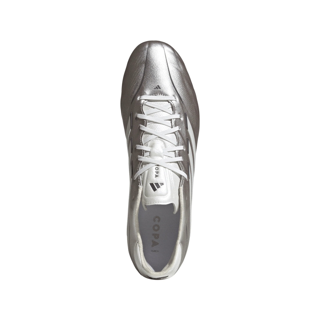 adidas Copa Pure IV Pro FG Firm Ground Mens Soccer Cleats Metal Silver