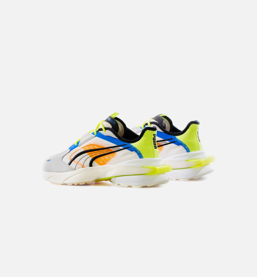 PwrFrame Abstract Mens Lifestyle Shoe Yellow White