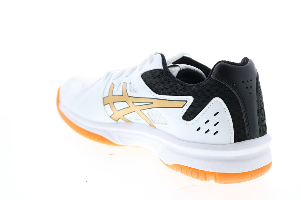 Asics Upcourt 3 1072A012 Mens White Synthetic Athletic Volleyball Shoes