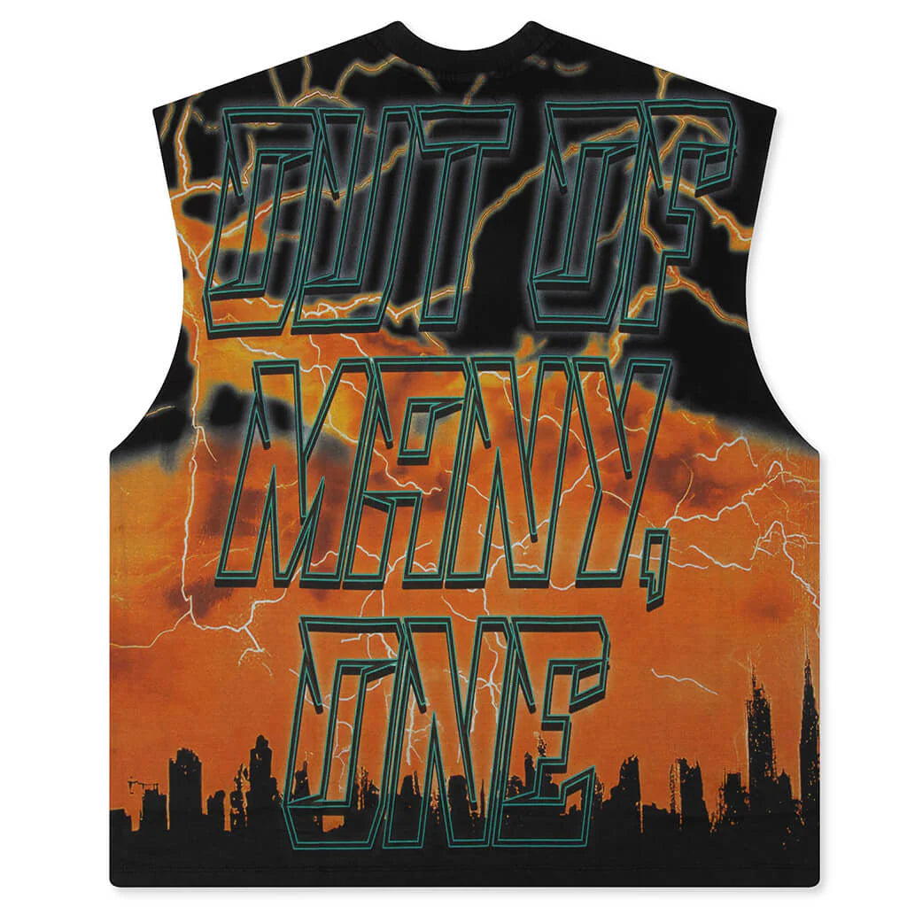 Voltage Sleeveless T Shirt Orange