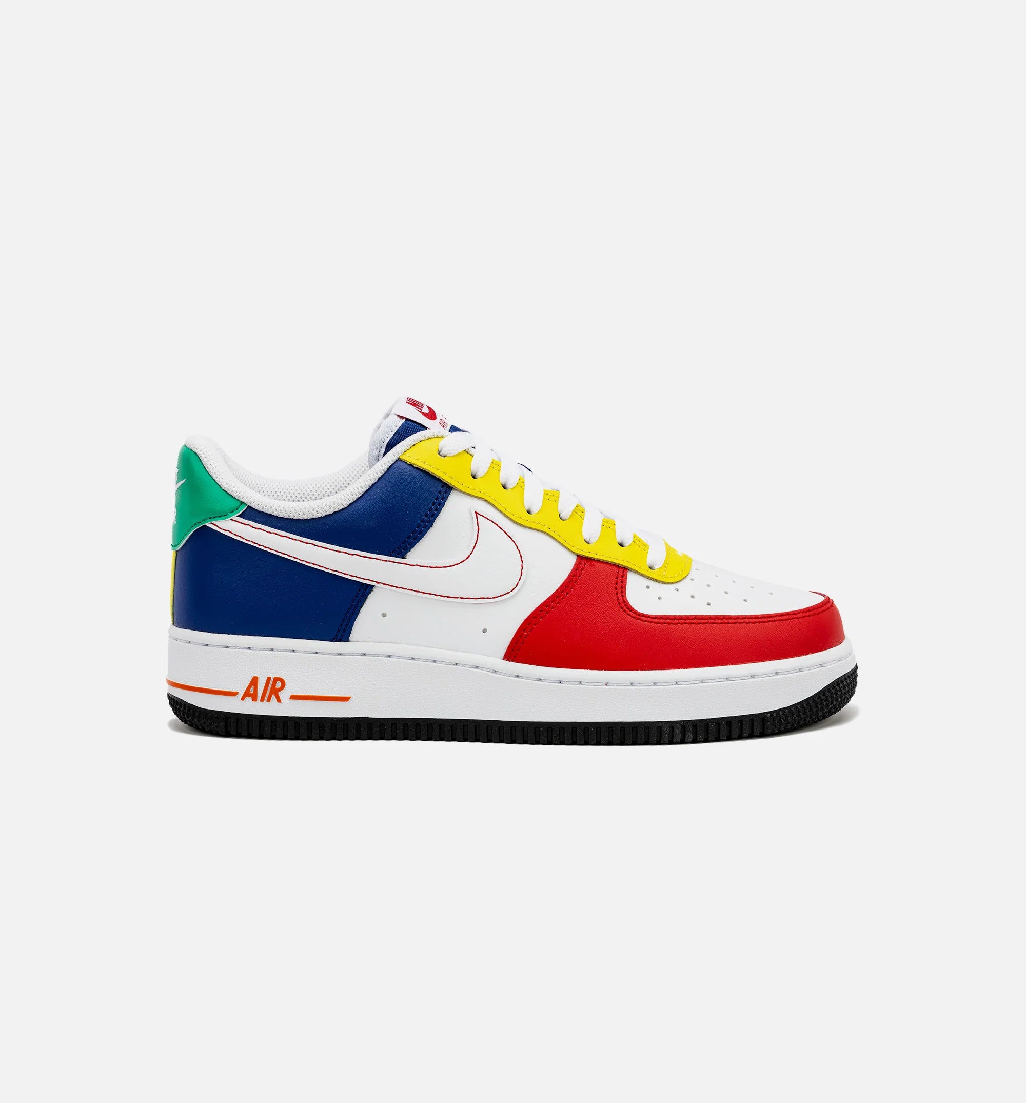 Air Force 1 Low Rubiks Cube Mens Lifestyle Shoe Red Yellow Blue