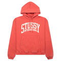 Stussy Intl Relaxed Hoodie Washed Red