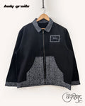 Midnight Dreams Black Denim Jacket HG x Just A Karigar