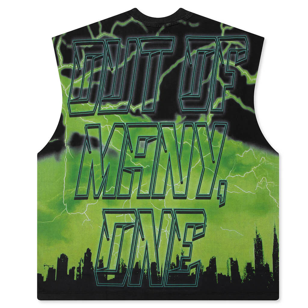 Voltage Sleeveless T Shirt Green