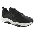 Men's Low Country-Y Lace Up Sneakers in Black Perf