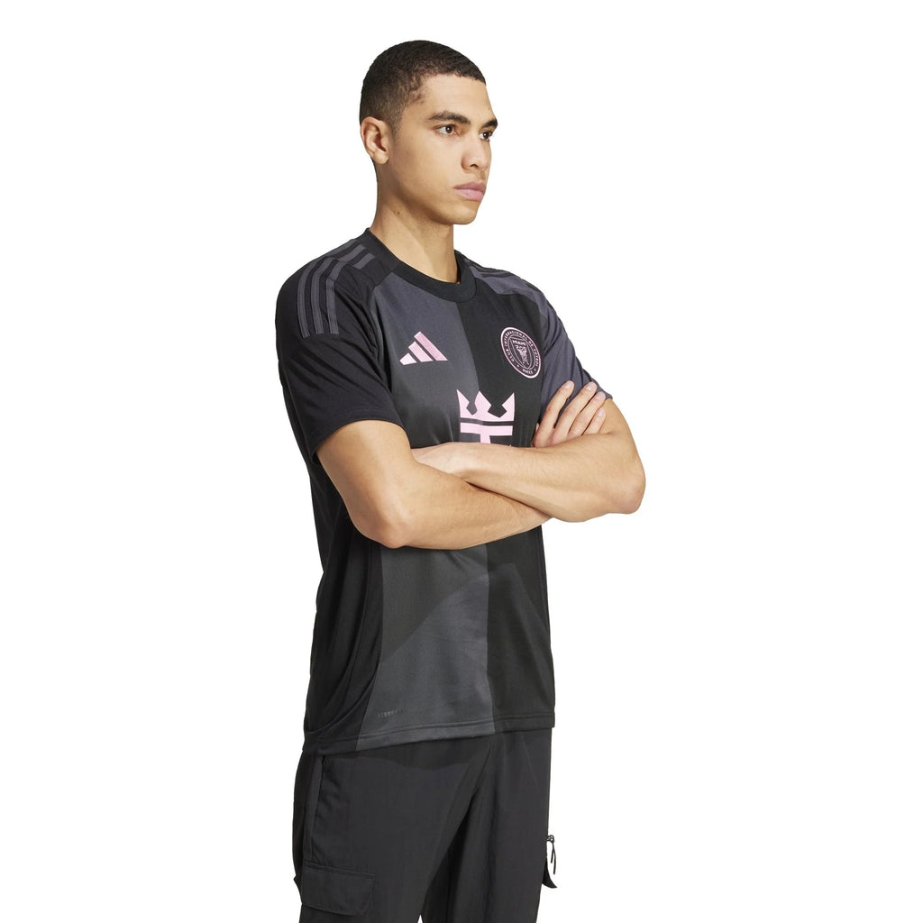 adidas Mens Inter Miami CF Messi Away Jersey 25 26 Black