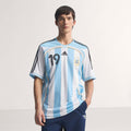 adidas Argentina Home Messi Mens Soccer Jersey 2006 White Sky Blue