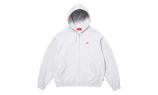 Small Box Zip Up Hooded Sweatshirt "SS26 - Ash Grey" SU27354
