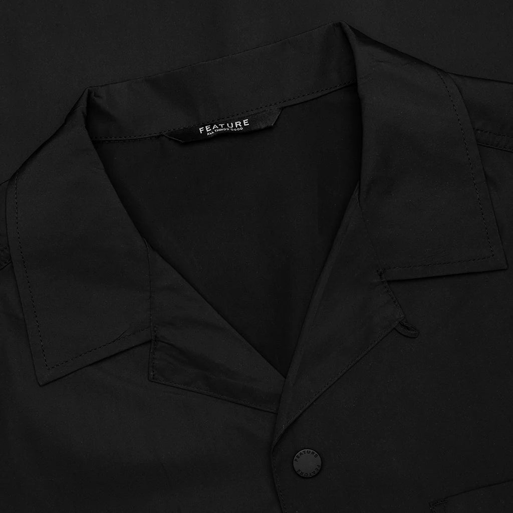 Judd Nylon Shirt Black