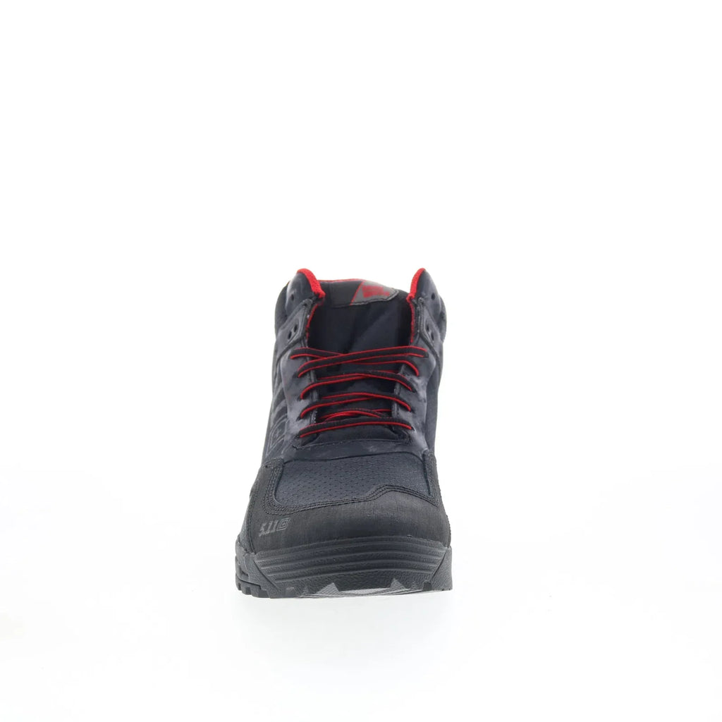 Range Master 12148 Mens Black Leather Lace Up Tactical Boots