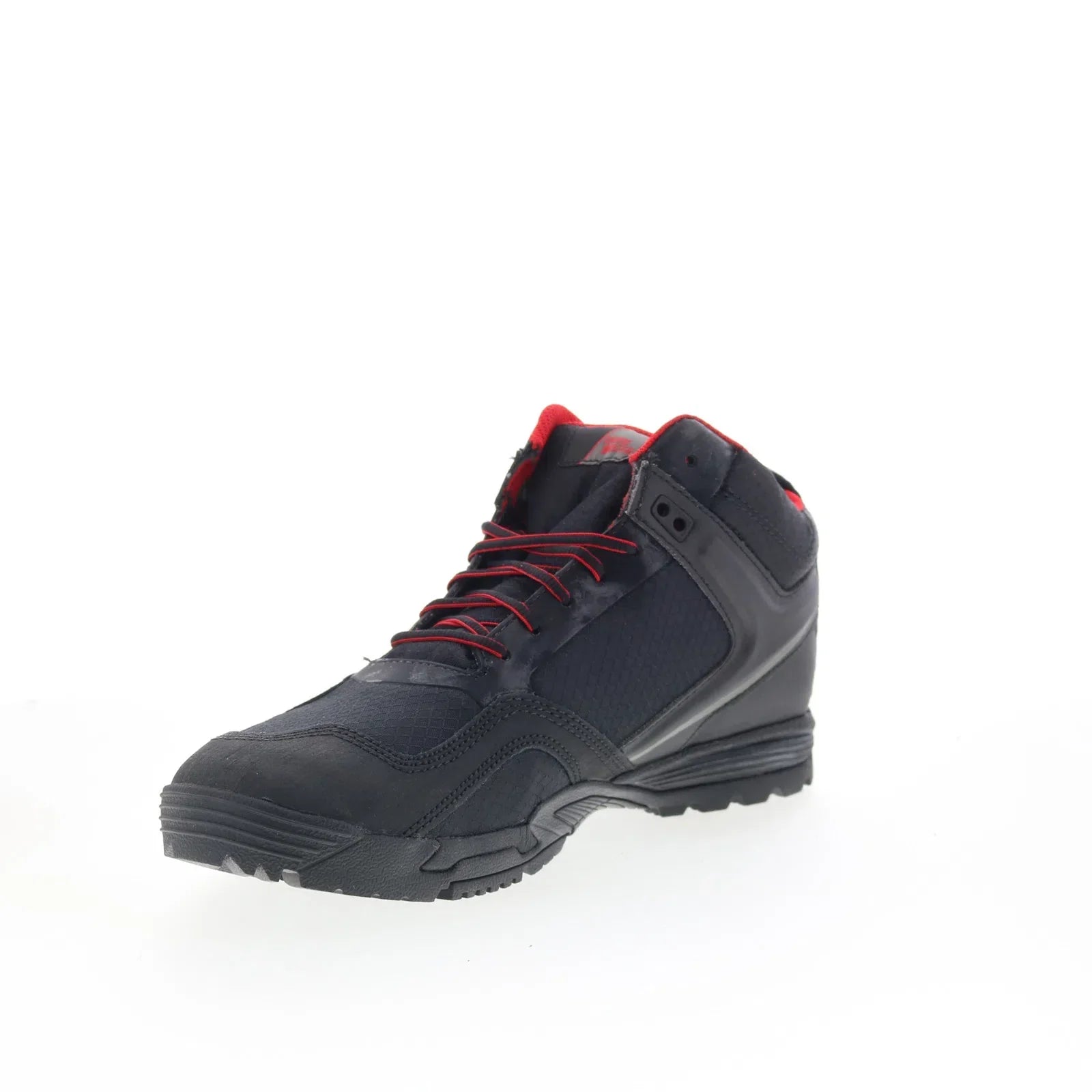 Range Master 12148 Mens Black Leather Lace Up Tactical Boots