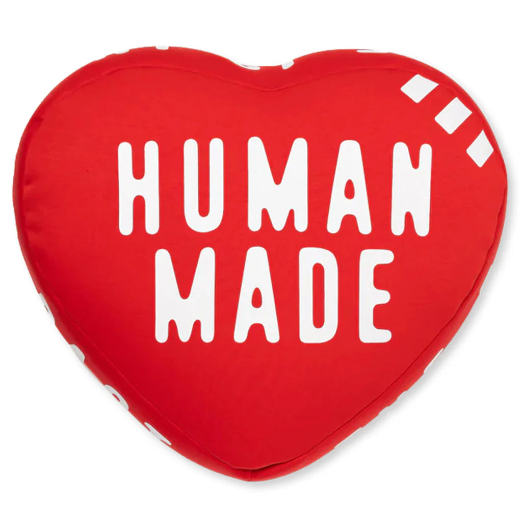 Heart Beads Cushion Red