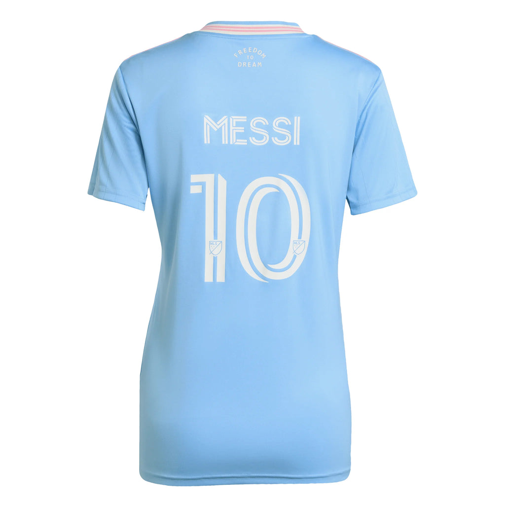 adidas Inter Miami CF Third Messi Womens Soccer Jersey 25 26 Blue