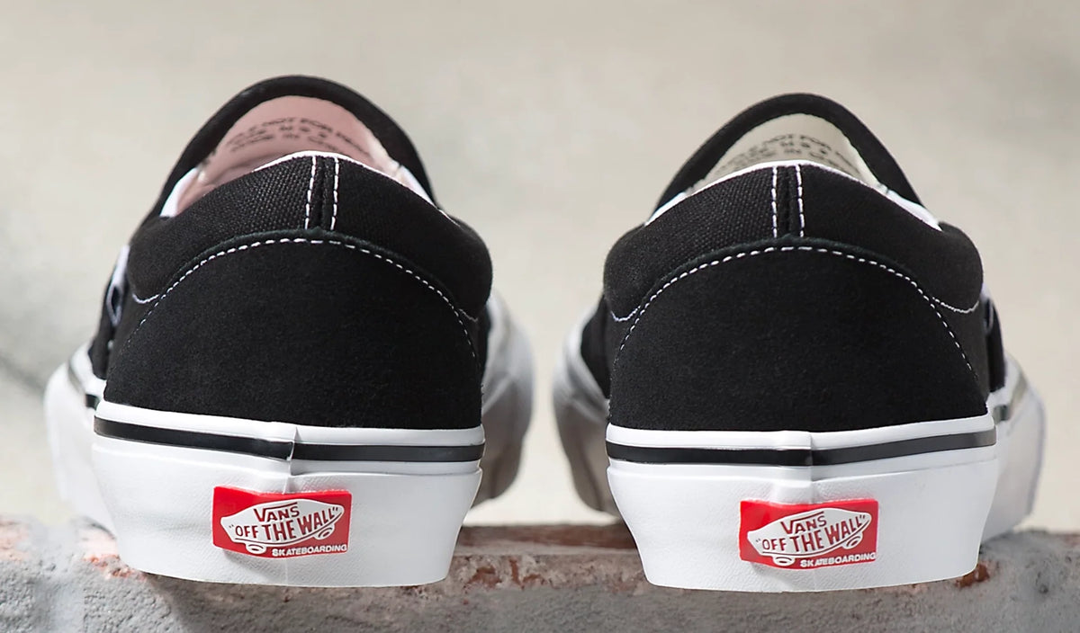Vans Skate Slip On Black White