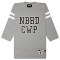L S Football Shirt Grey