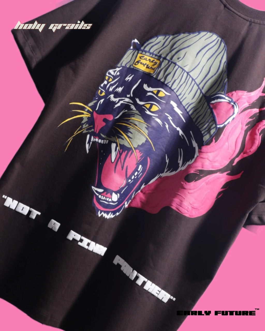 Not A Pink Panther Cocoa Brown T Shirt HG x Early Future