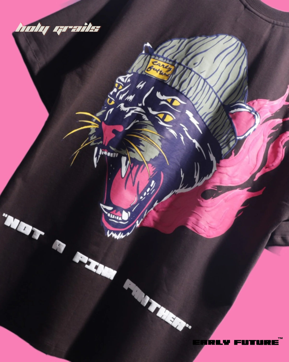 Not A Pink Panther Cocoa Brown T Shirt HG x Early Future