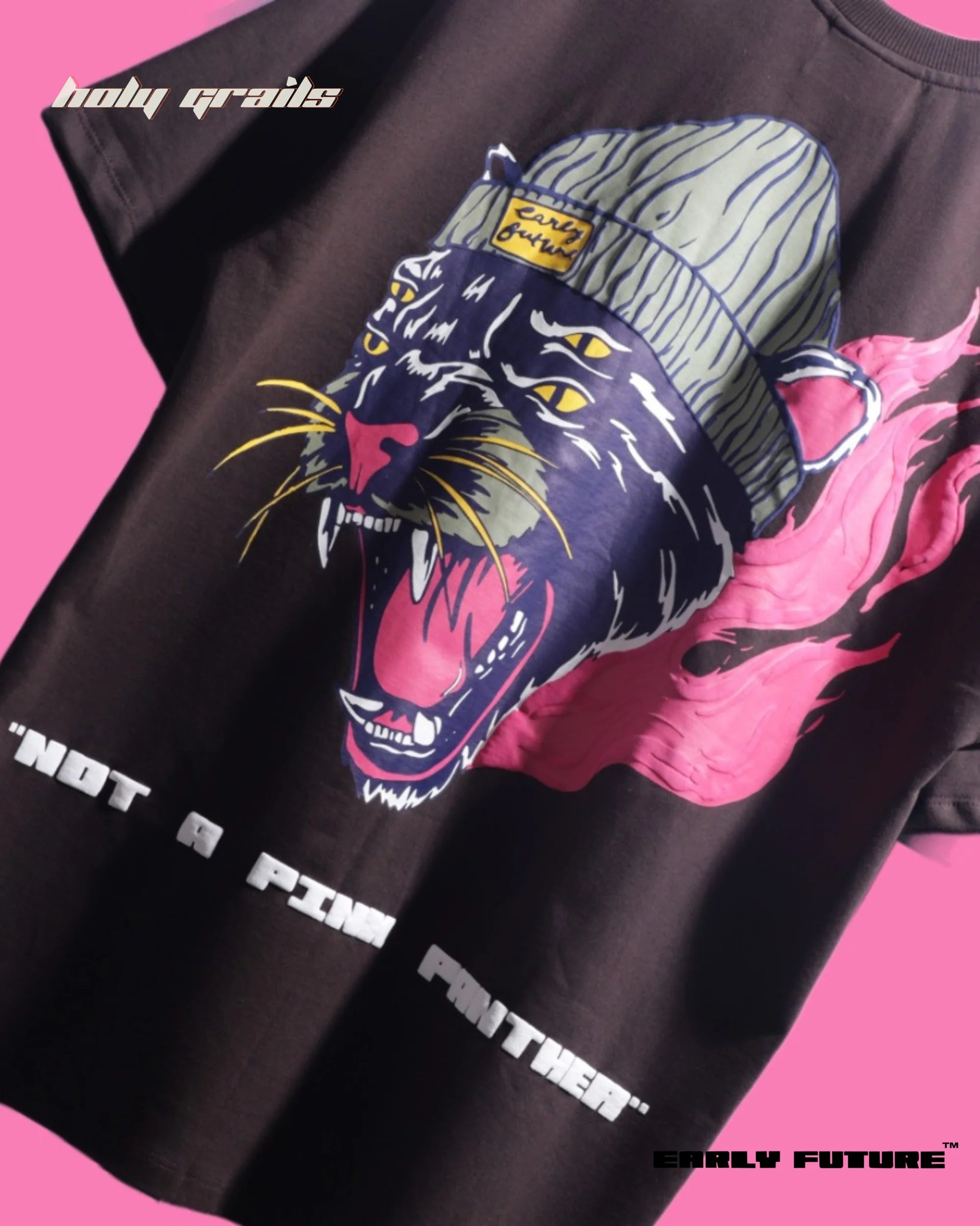 Not A Pink Panther Cocoa Brown T Shirt HG x Early Future