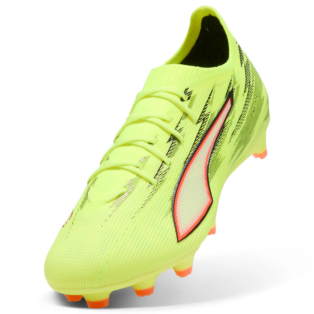 PUMA Ultra 6 Pro FG AG Firm Multi Ground Mens Soccer Cleats Yellow Black Red