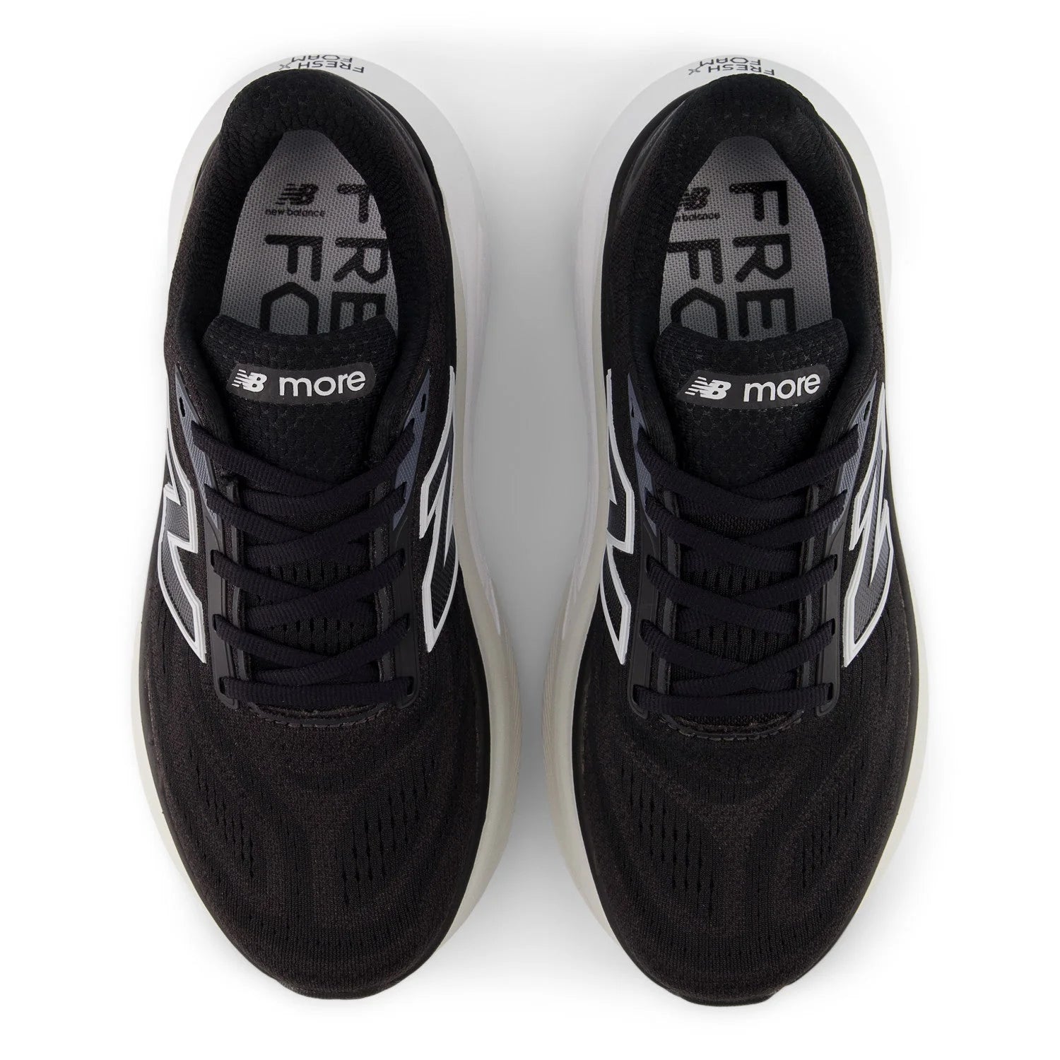 Women's Fresh Foam X More v6 in Black with Grey Matter and Castlerock