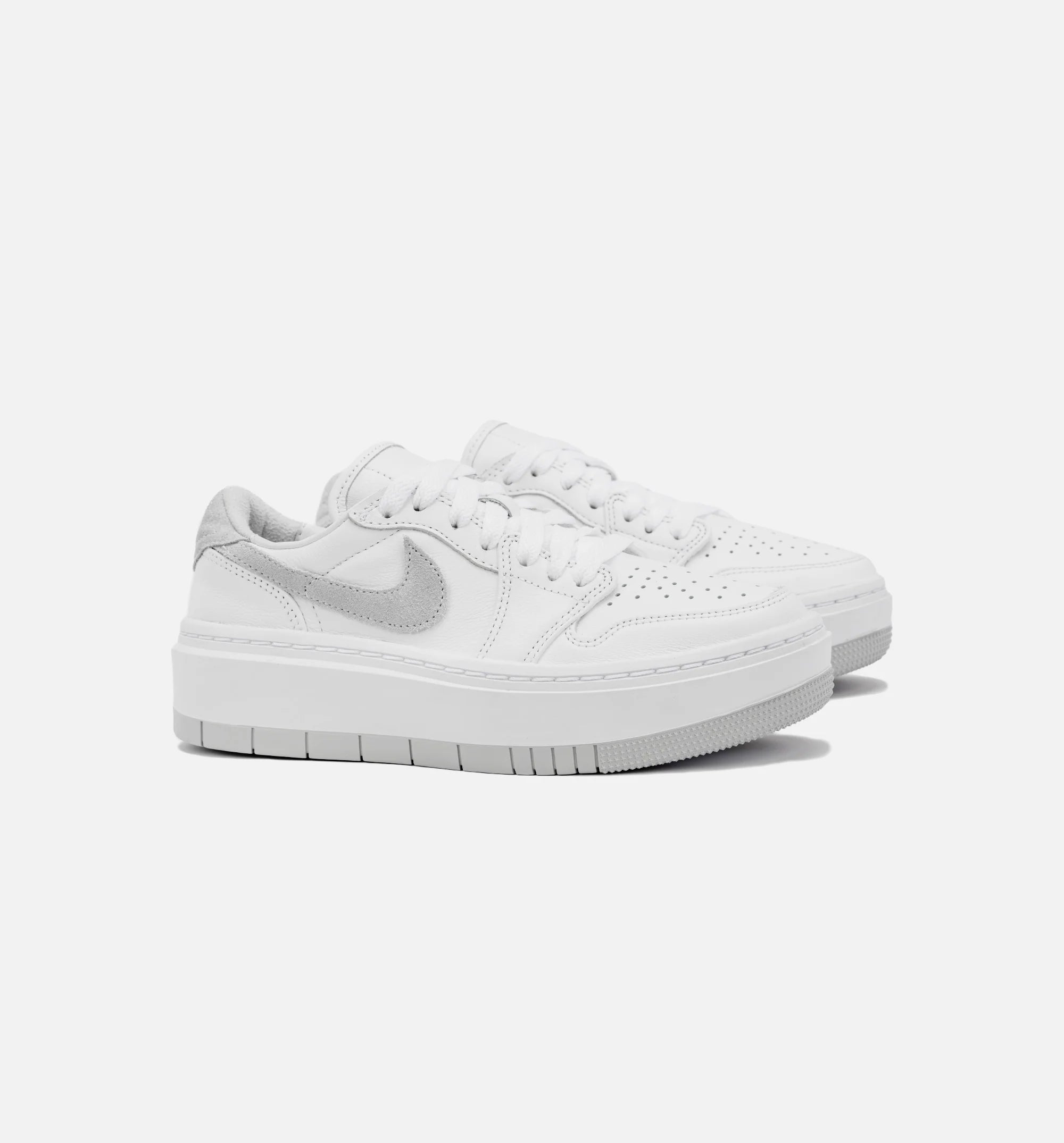 Air Jordan 1 Elevate Low Neutral Grey Womens Lifestyle Shoe White Grey