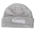 Kinetic Logo Cuff Beanie Grey