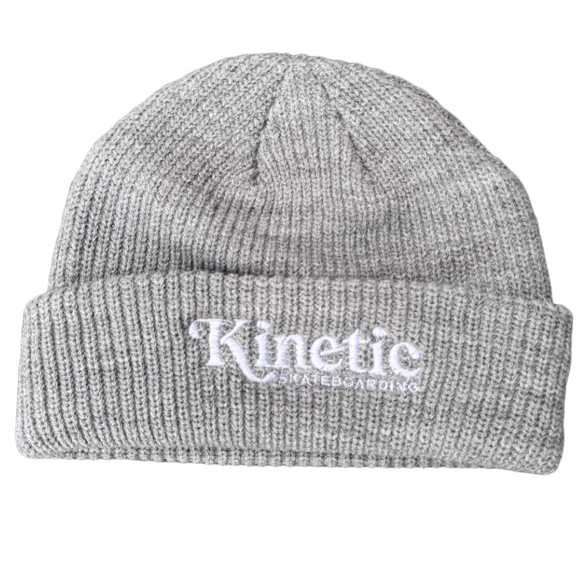 Kinetic Logo Cuff Beanie Grey