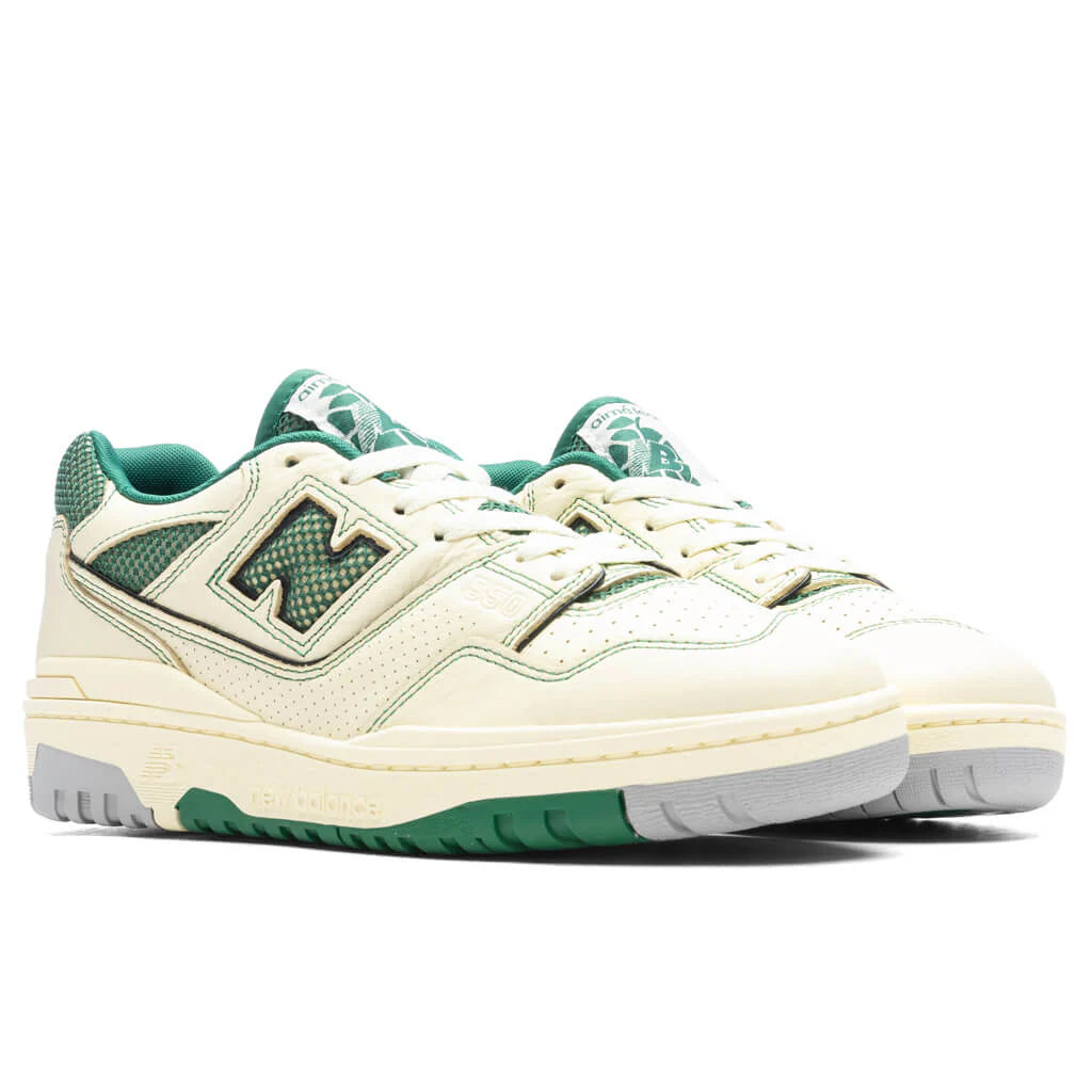 New Balance x Aime Leon Dore P550 Basketball Oxfords White Green
