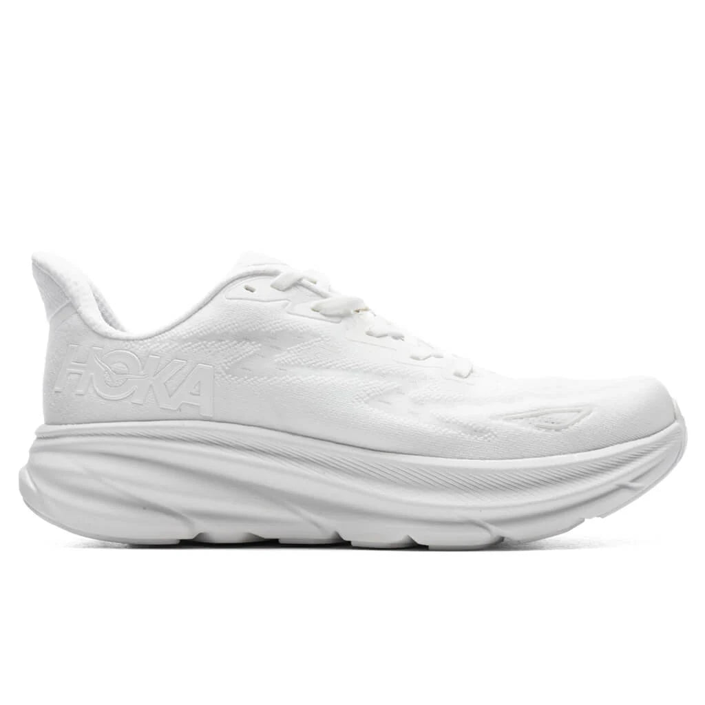 Clifton 9 White White