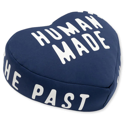 Heart Beads Cushion Navy