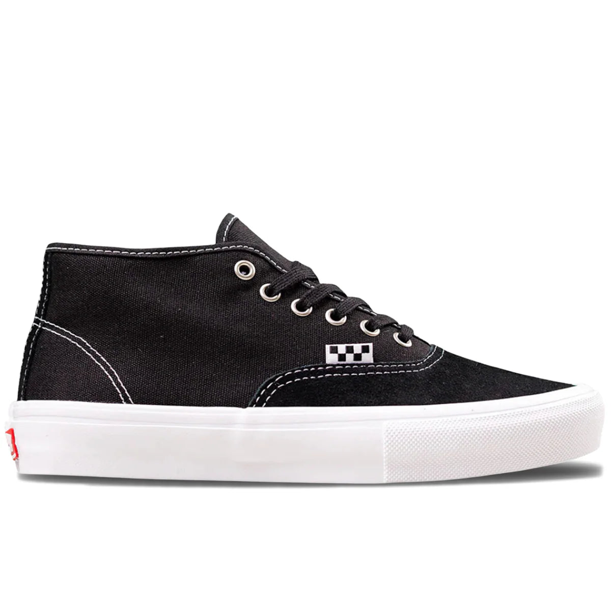 Vans Skate Authentic Mid Black White