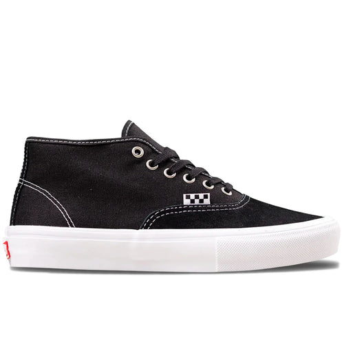 Vans Skate Authentic Mid Black White