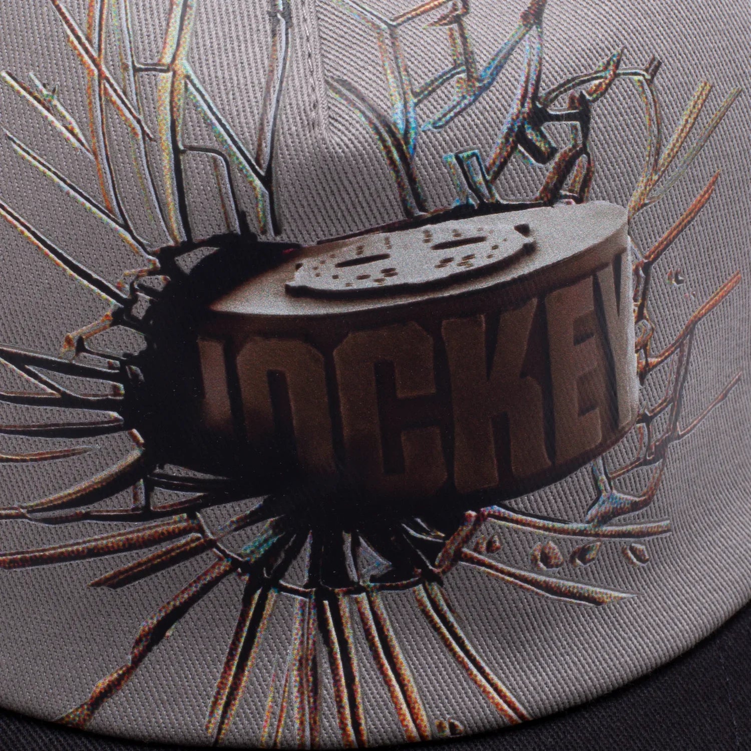 Hockey Wax Shatter Hat Grey