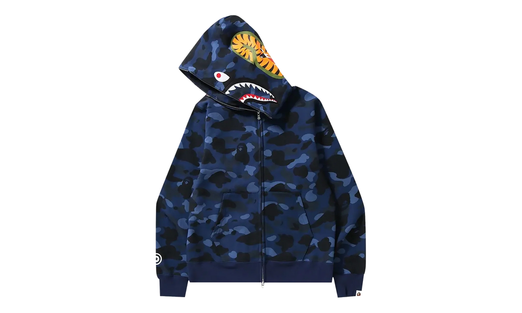 Color Camo Shark Full Zip Hoodie "Navy" 1H70 115 008 NAVY