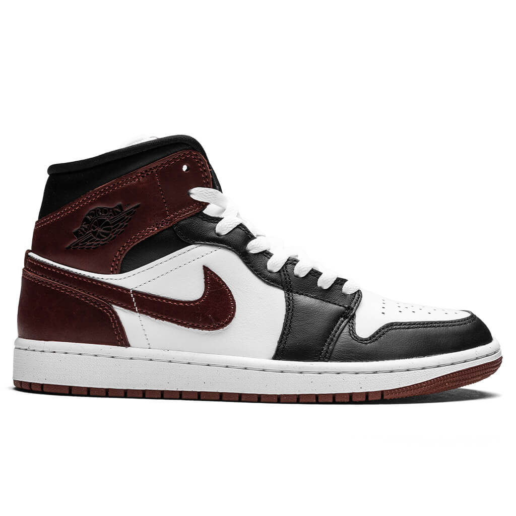Air Jordan 1 Mid SE White Dark Pony Black