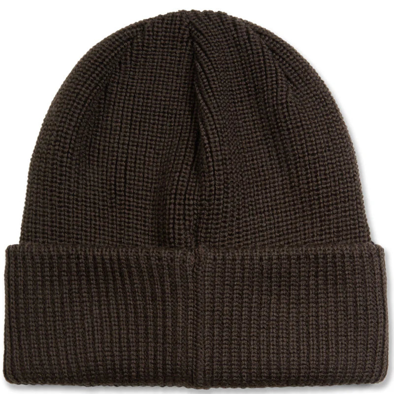 Polar Skate Co Double Fold Merino Beanie Brown