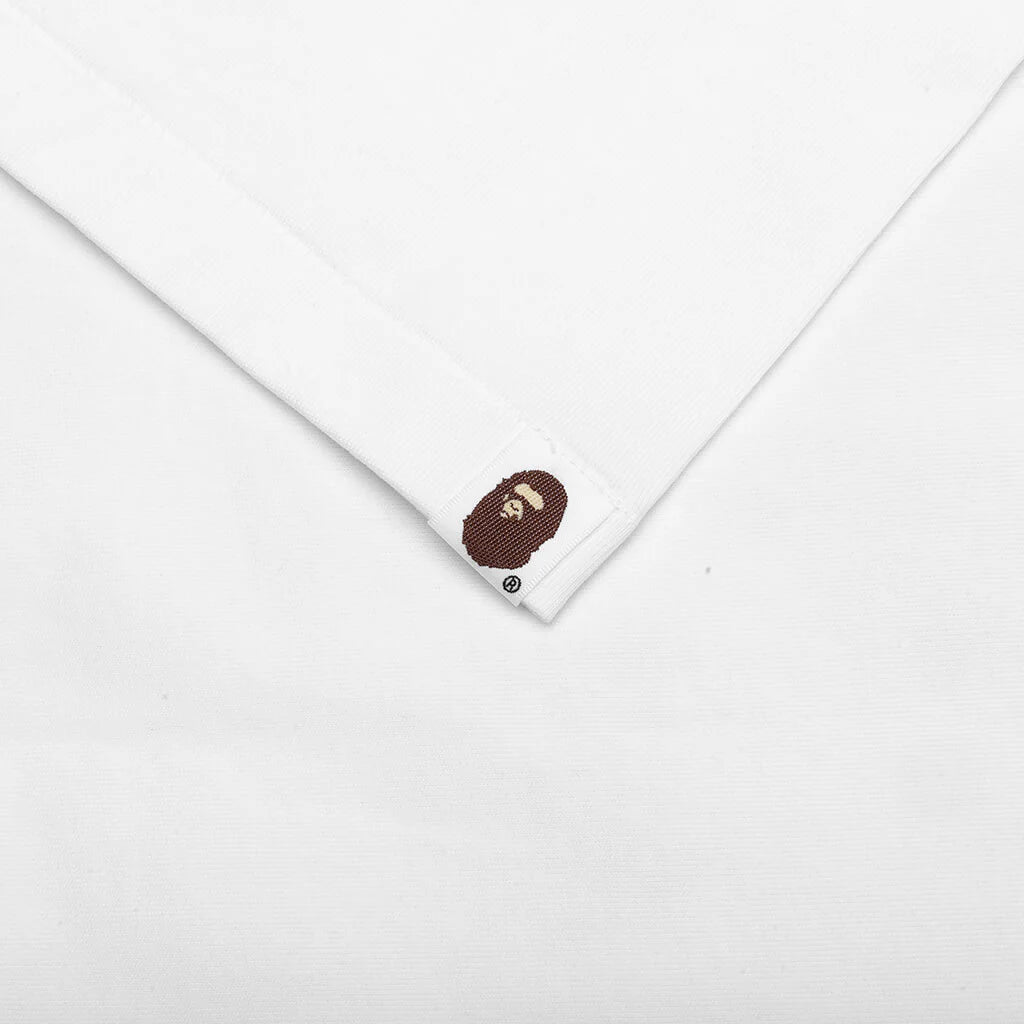 STA Houndstooth College Relaxed Fit Tee White