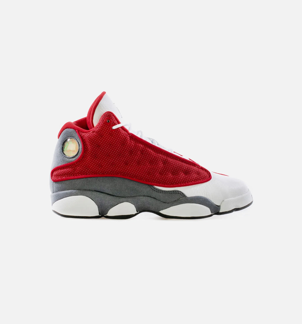 Air Jordan 13 Retro Flint Grade School Lifestyle Shoe Red White